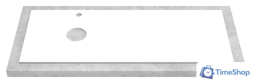  ЗОВ Столешница 13 CKP13W1195458C2S (белый) - Изображение №1 — Интернет-магазин Time-Shop