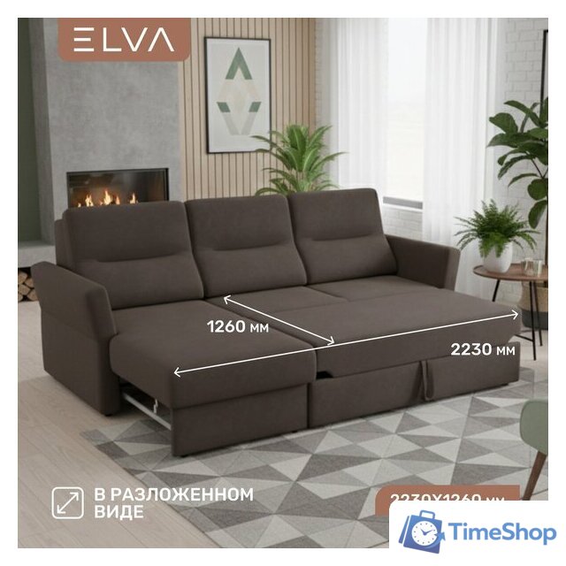 Угловой диван Elva Сонни левый (Lounge 35) - Изображение №4 — Интернет-магазин Time-Shop