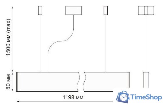Линейный светильник Novotech Iter 358160 - Изображение №3 — Интернет-магазин Time-Shop