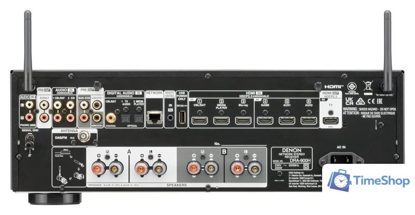 AV ресивер Denon DRA-900H (черный) - Изображение №4 — Интернет-магазин Time-Shop