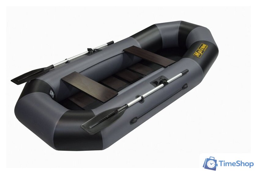 Гребная лодка Муссон Н-270 PC (серо-черный) - Изображение №2 — Интернет-магазин Time-Shop