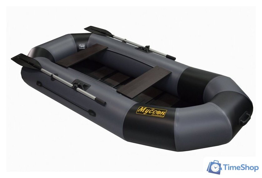 Гребная лодка Муссон Н-270 PC (серо-черный) - Изображение №3 — Интернет-магазин Time-Shop