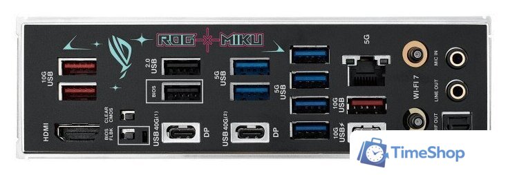 Материнская плата ASUS Rog Strix X870E-H Gaming WiFi7 Hatsune Miku Edition - Изображение №9 — Интернет-магазин Time-Shop