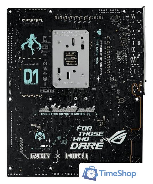 Материнская плата ASUS Rog Strix X870E-H Gaming WiFi7 Hatsune Miku Edition - Изображение №8 — Интернет-магазин Time-Shop