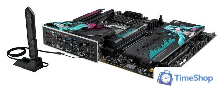 Материнская плата ASUS Rog Strix X870E-H Gaming WiFi7 Hatsune Miku Edition - Изображение №10 — Интернет-магазин Time-Shop
