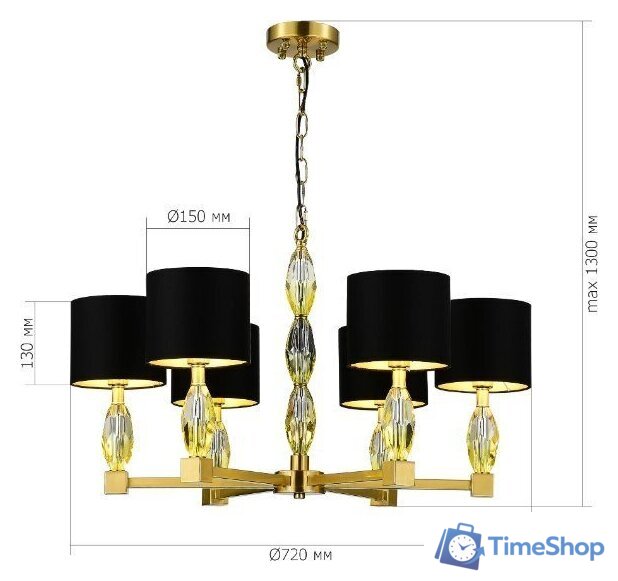 Подвесная люстра ST Luce SL1759.303.06 - Изображение №5 — Интернет-магазин Time-Shop