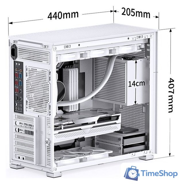 Корпус Jonsbo D41 Mesh (белый) - Изображение №5 — Интернет-магазин Time-Shop