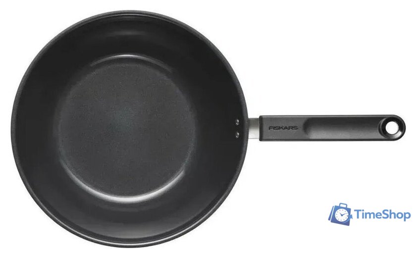 Сковорода ВОК Fiskars Functional Form 1072313 - Изображение №3 — Интернет-магазин Time-Shop