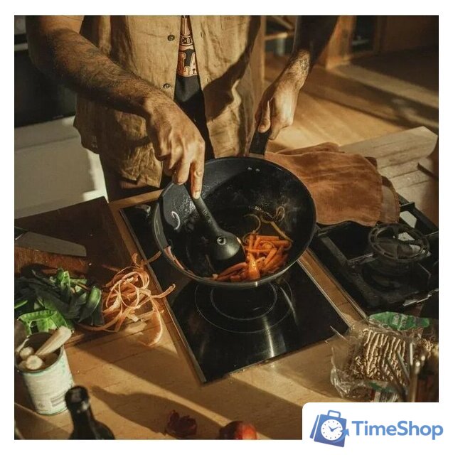 Сковорода ВОК Fiskars Functional Form 1072313 - Изображение №7 — Интернет-магазин Time-Shop