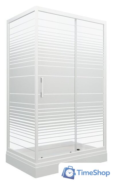 Душевой уголок Triton Фьюжн 100x80 А Полосы - Изображение №1 — Интернет-магазин Time-Shop