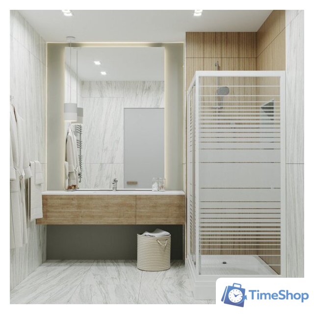 Душевой уголок Triton Фьюжн 100x80 А Полосы - Изображение №5 — Интернет-магазин Time-Shop