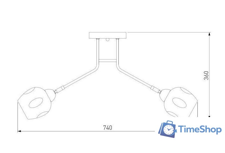 Люстра средней высоты Евросвет Marci 30164/8 (Хром) - Изображение №6 — Интернет-магазин Time-Shop