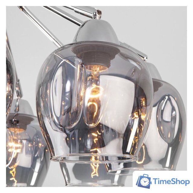 Люстра средней высоты Евросвет Marci 30164/8 (Хром) - Изображение №2 — Интернет-магазин Time-Shop