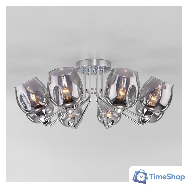 Люстра средней высоты Евросвет Marci 30164/8 (Хром) - Изображение №4 — Интернет-магазин Time-Shop