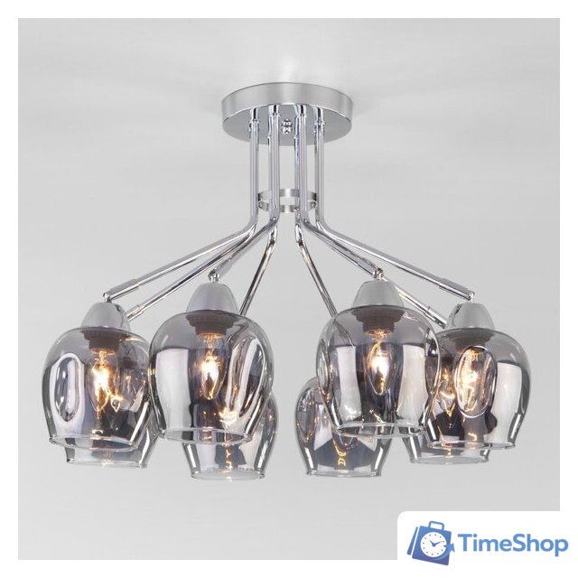 Люстра средней высоты Евросвет Marci 30164/8 (Хром) - Изображение №5 — Интернет-магазин Time-Shop