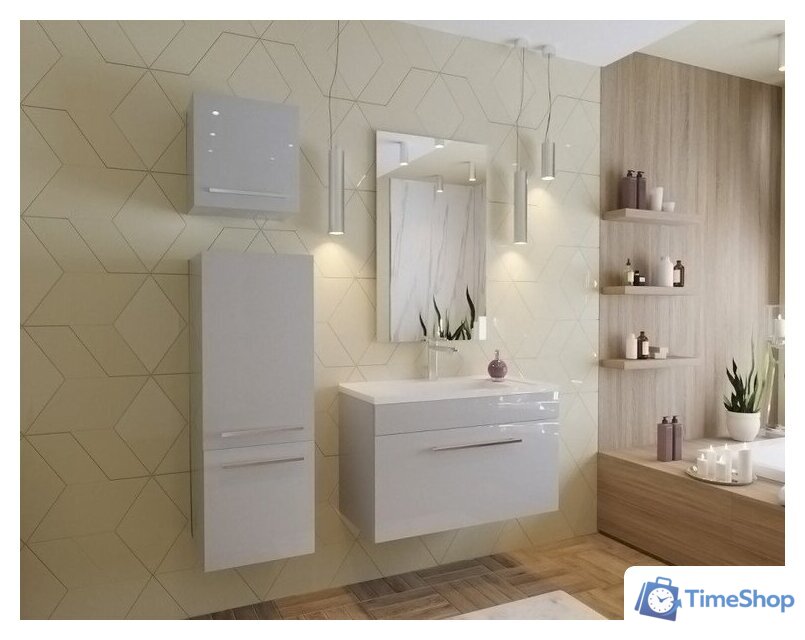  Эстет Шкаф-полупенал Elin L 35x36.6x97 ФР-00003353 - Изображение №6 — Интернет-магазин Time-Shop