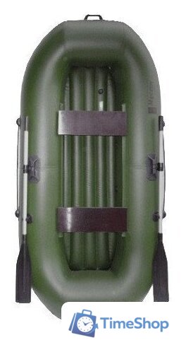 Гребная лодка Муссон В-270 НД (зеленый) - Изображение №1 — Интернет-магазин Time-Shop