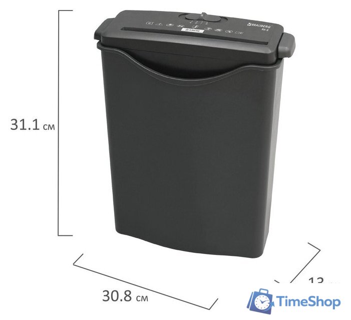 Шредер BRAUBERG S6-S 531087 - Изображение №10 — Интернет-магазин Time-Shop