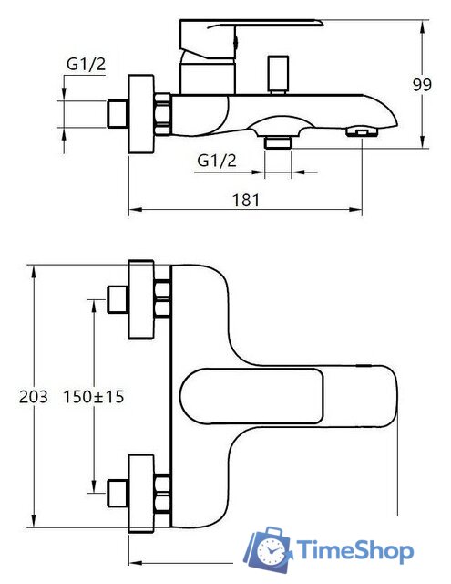 Смеситель Wellerein Flow 21FL54 - Изображение №7 — Интернет-магазин Time-Shop