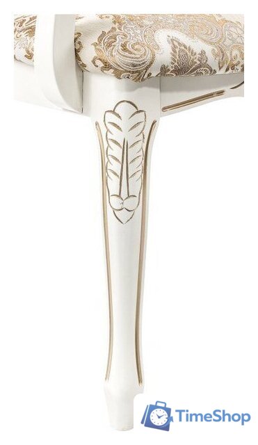 Стул с подлокотниками Woodville Bronte (молочный/патина) - Изображение №10 — Интернет-магазин Time-Shop