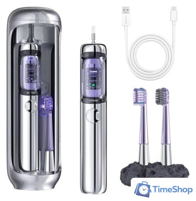 Электрическая зубная щетка JIMOK J6 (серебристый) - Изображение №2 — Интернет-магазин Time-Shop
