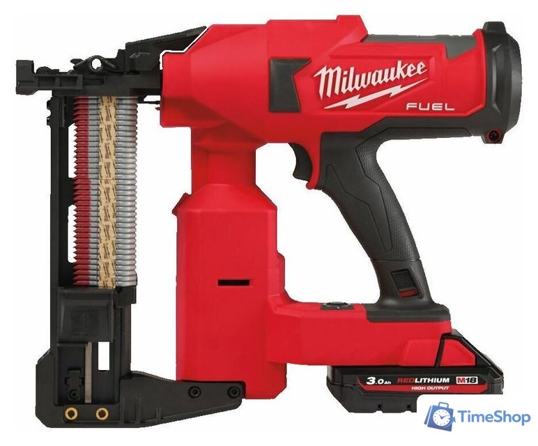 Степлер Milwaukee M18 FUEL M18FFUS-302C 4933479832 (с 2-мя АКБ 3 Ач, кейс) - Изображение №4 — Интернет-магазин Time-Shop