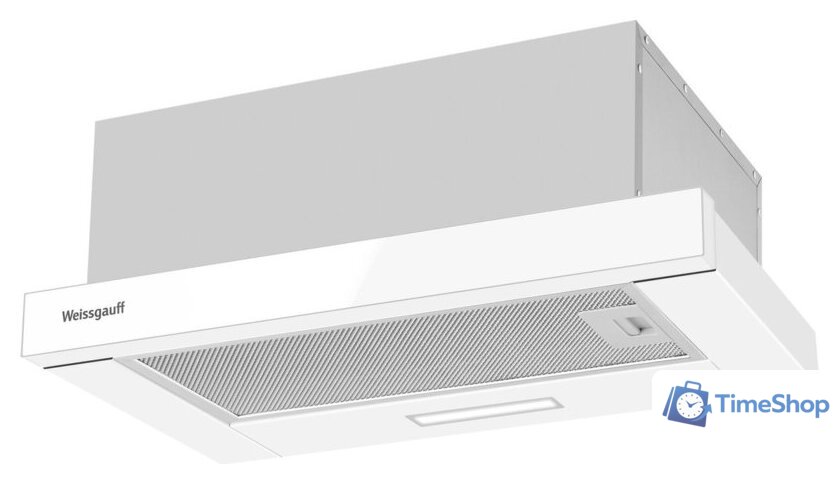 Кухонная вытяжка Weissgauff TEL 500 White Glass - Изображение №1 — Интернет-магазин Time-Shop
