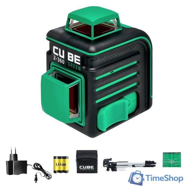 Лазерный нивелир ADA Instruments Cube 2-360 Green Professional Edition А00534 - Изображение №1 — Интернет-магазин Time-Shop