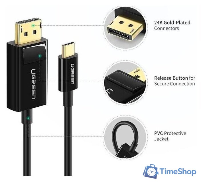 Кабель Ugreen MM139 50994 - Изображение №5 — Интернет-магазин Time-Shop