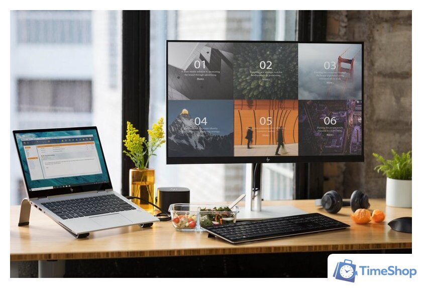 Монитор HP E27q G4 9VG82A9 - Изображение №7 — Интернет-магазин Time-Shop