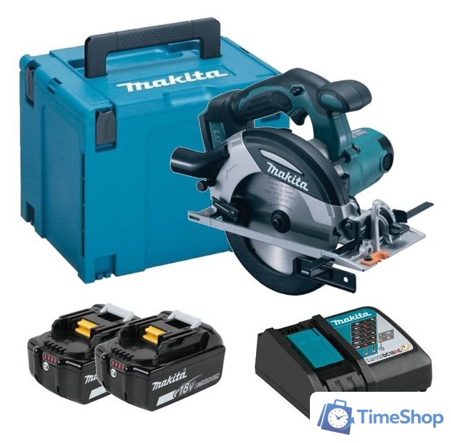 Дисковая (циркулярная) пила Makita DHS630RTJ (с 2-мя АКБ) - Изображение №1 — Интернет-магазин Time-Shop