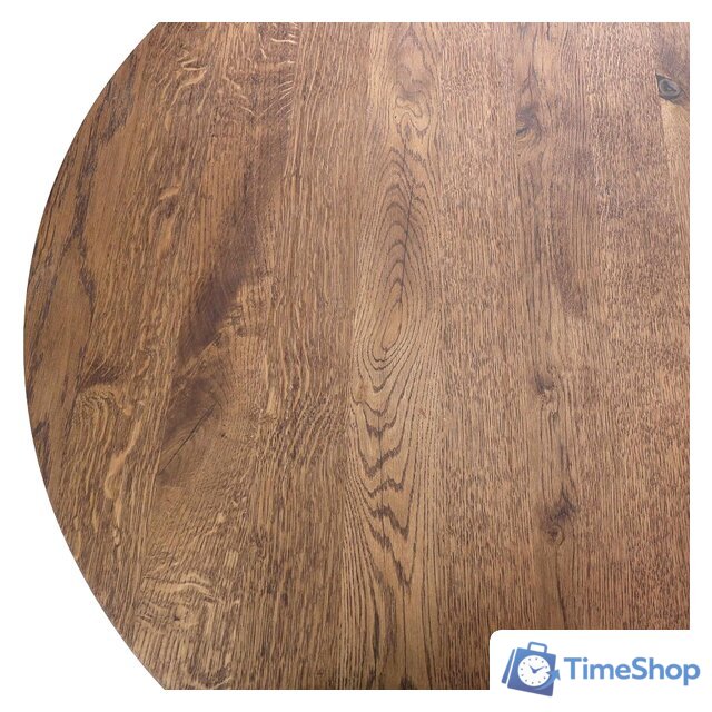 Кухонный стол ОКА Демавенд 100x74 (дуб мореный/черный) - Изображение №3 — Интернет-магазин Time-Shop