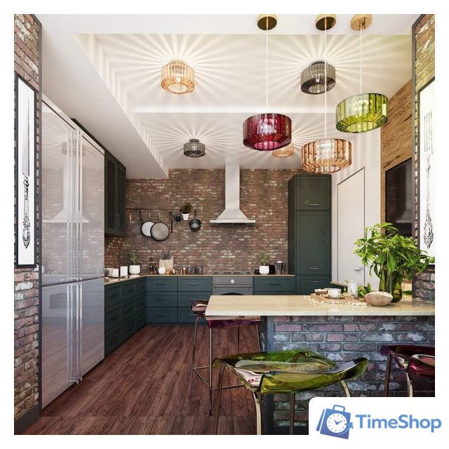 Люстра средней высоты Odeon Light Binga 4747/1C - Изображение №3 — Интернет-магазин Time-Shop