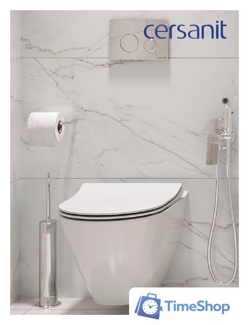Унитаз подвесной Cersanit City Smart CO DPL EO Slim + VECTOR LP 64917 - Изображение №3 — Интернет-магазин Time-Shop