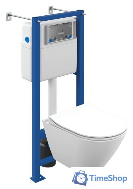 Унитаз подвесной Cersanit City Smart CO DPL EO Slim + VECTOR LP 64917 - Изображение №1 — Интернет-магазин Time-Shop