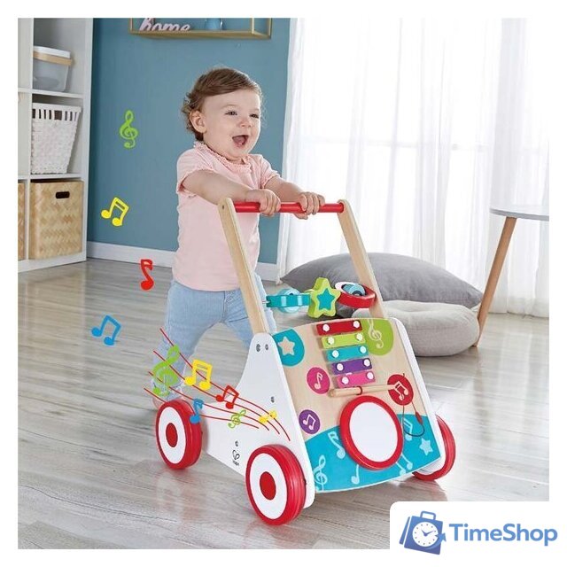 Каталка Hape Музыкальный ходунок E0383-HP - Изображение №3 — Интернет-магазин Time-Shop