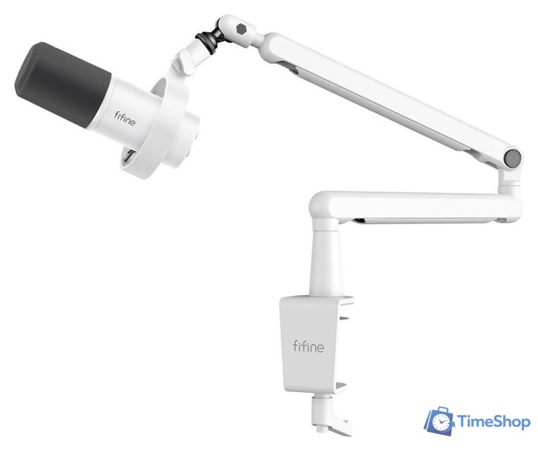 Проводной микрофон FIFINE T688 (белый) - Изображение №4 — Интернет-магазин Time-Shop
