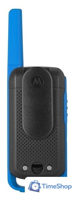 Портативная радиостанция Motorola T62 Walkie-talkie (черный/синий) - Изображение №4 — Интернет-магазин Time-Shop
