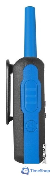 Портативная радиостанция Motorola T62 Walkie-talkie (черный/синий) - Изображение №3 — Интернет-магазин Time-Shop