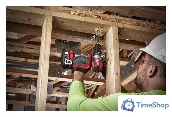Дрель-шуруповерт Milwaukee M18 BLDD2-0X 4933464514 (без АКБ, кейс) - Изображение №13 — Интернет-магазин Time-Shop