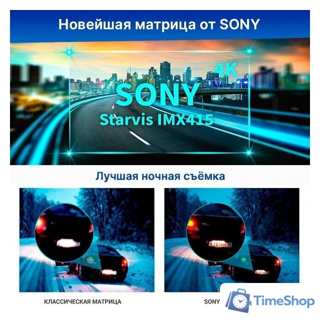 Видеорегистратор-GPS информатор (2в1) TrendVision TDR-725 Real 4K Max - Изображение №4 — Интернет-магазин Time-Shop