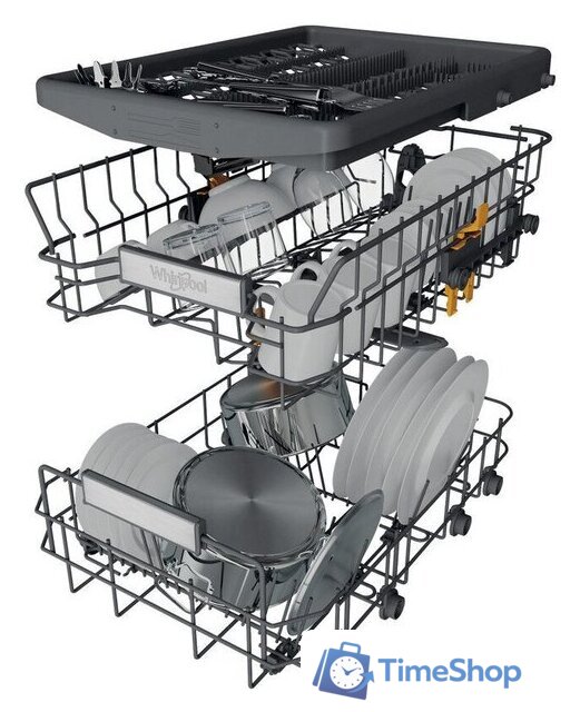Отдельностоящая посудомоечная машина Whirlpool WH6FB10BS7A0X - Изображение №6 — Интернет-магазин Time-Shop
