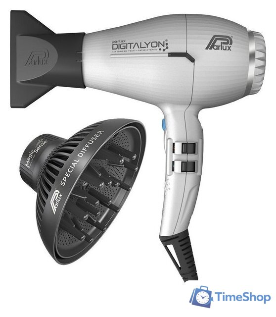 Фен Parlux Digitalyon Silver + Magic Sense - Изображение №1 — Интернет-магазин Time-Shop