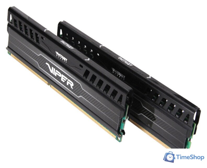 Оперативная память Patriot Viper 3 Black Mamba 2x8GB KIT DDR3 PC3-12800 (PV316G160C9K) - Изображение №4 — Интернет-магазин Time-Shop