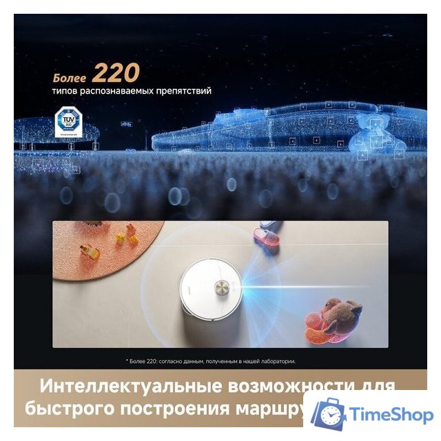 Робот-пылесос Dreame Robot Vacuum L50s Pro Ultra White RLL88HE (евровилка, белый) - Изображение №10 — Интернет-магазин Time-Shop