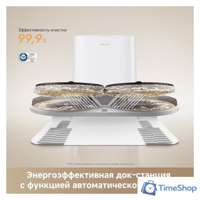 Робот-пылесос Dreame Robot Vacuum L50s Pro Ultra White RLL88HE (евровилка, белый) - Изображение №8 — Интернет-магазин Time-Shop
