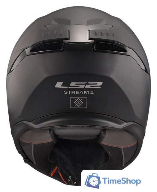 Мотошлем LS2 FF808 Stream II (XS, черный матовый) - Изображение №2 — Интернет-магазин Time-Shop