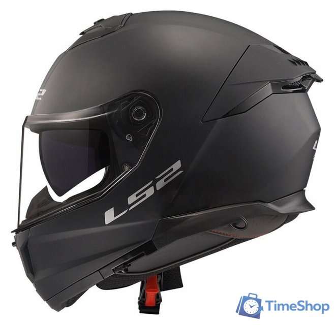 Мотошлем LS2 FF808 Stream II (XS, черный матовый) - Изображение №4 — Интернет-магазин Time-Shop
