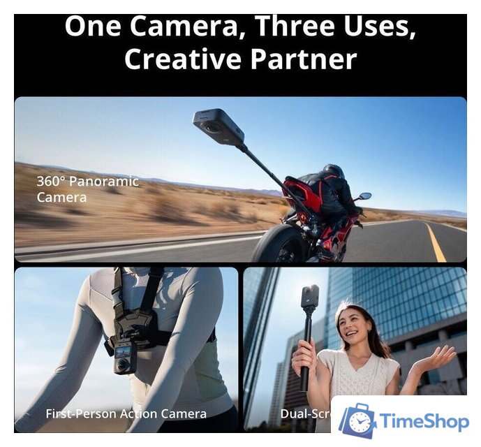 Экшен-камера DJI Osmo 360 Standard Combo - Изображение №18 — Интернет-магазин Time-Shop