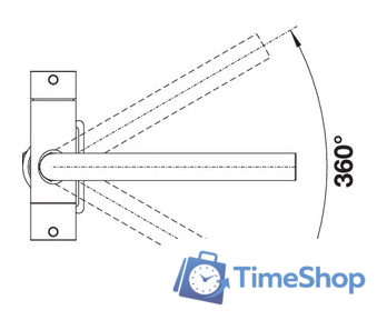 Смеситель Blanco Fontas II (нержавеющая сталь) - Изображение №3 — Интернет-магазин Time-Shop